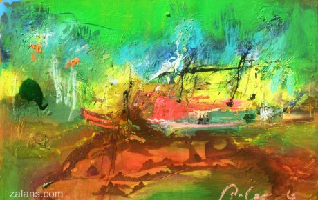 jungle--harbour-80x120,oil,canvas,2012,Malaysia,Nature