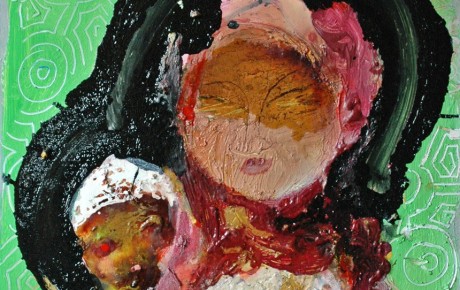 madonna.my,60x55,oil,canvas,2011,Malaysia,People,Portrait