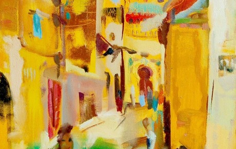 mknes,60x50,oil,canvas,2005,Moroccom,Nature