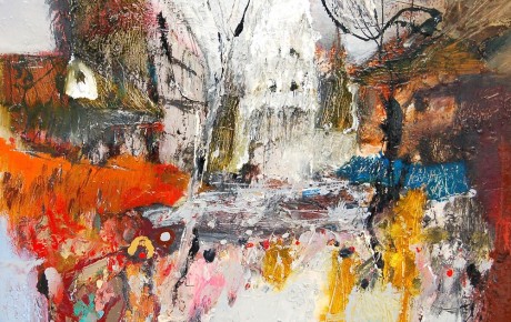 monmartre,80x100,oil,canvas,2007,Latvia,Nature