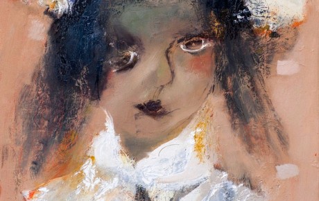 schoolgirl,120x100,oil,canvas,2012,Latvia,People,Portrait