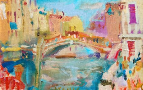 venice0635x50,oil,canvas,2006,Italy,Nature,Sold